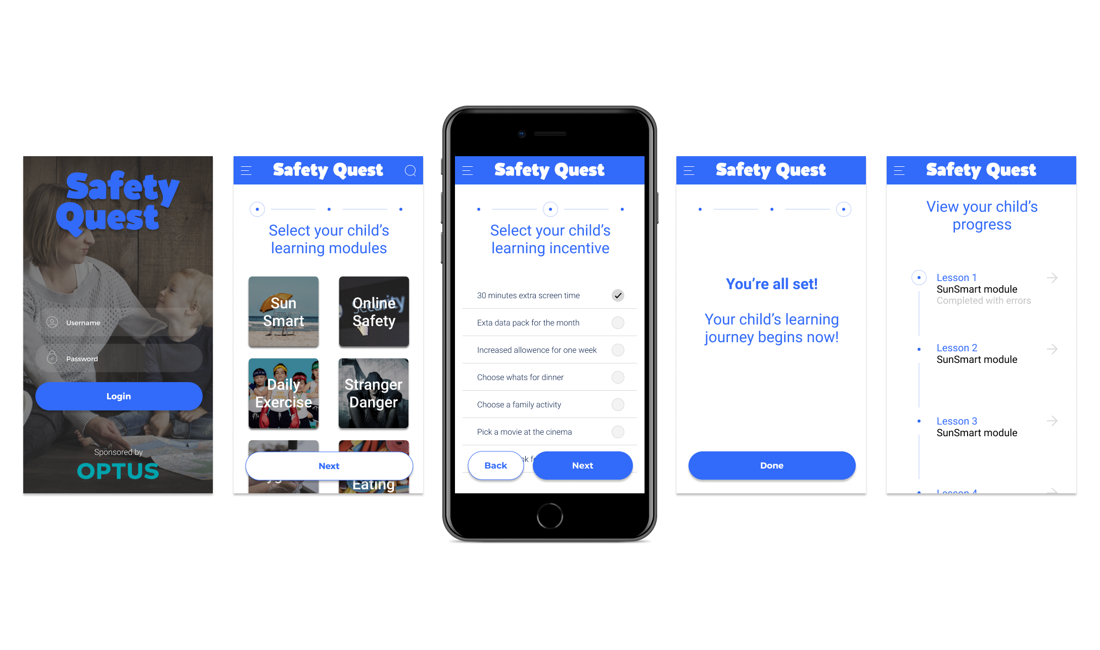 Safety Quest by Optus Brendan Simmonds. Portfolio